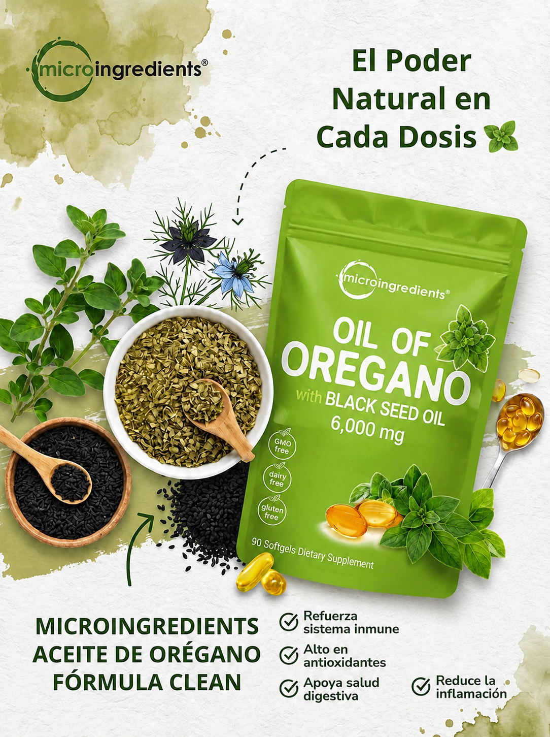 Oii Oregano - Aceite de Oregano Natural