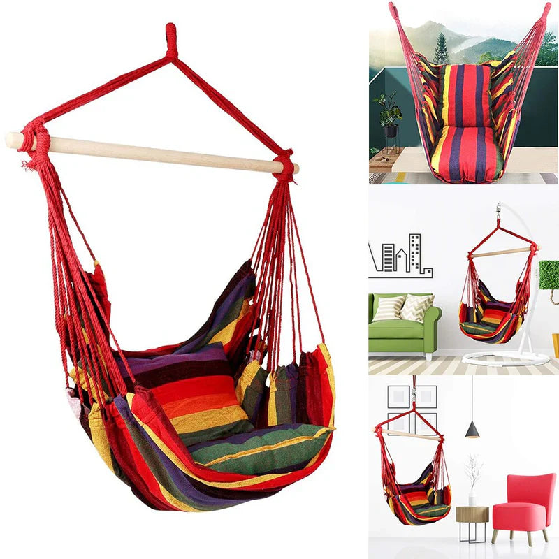 Hamaca Tipo Silla para Exteriores e Interiores