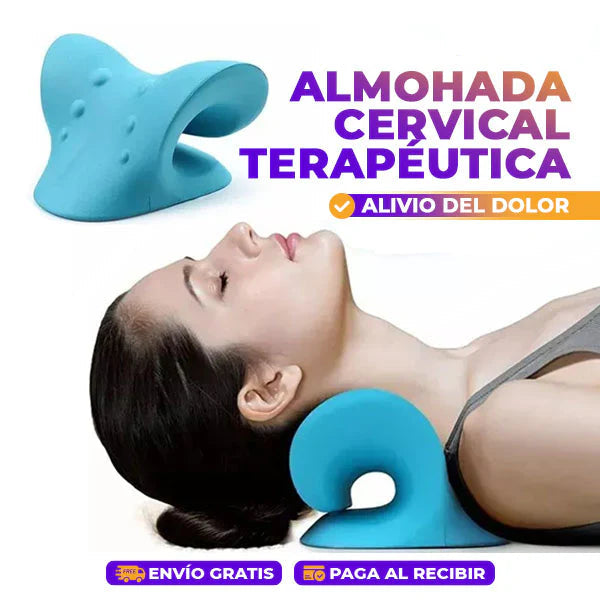 Almohada Cervical Terapéutica | Alivio del Dolor en Cuello y Hombros