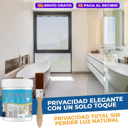 Pintura Para Vidrios Efecto Esmerilado