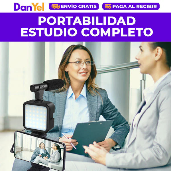 Kit De Grabación De Video Portátil Con Bluetooth