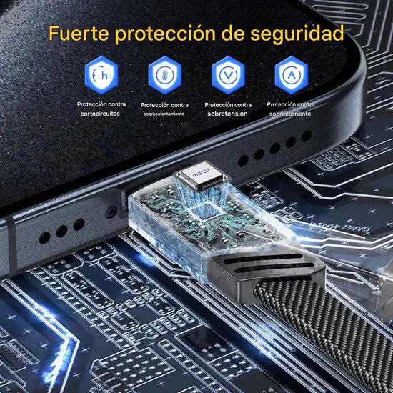 Cable Multiuso 4 En 1 Carga Rápida