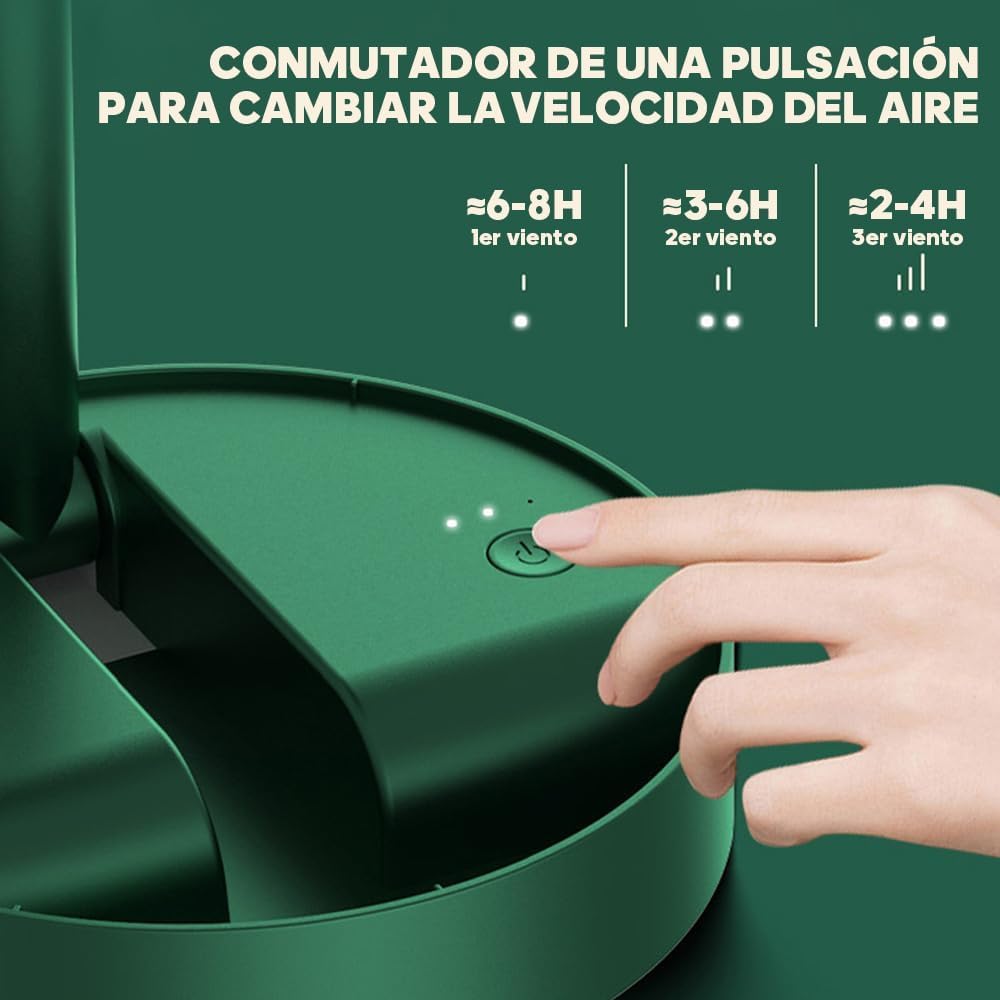 Ventilador Portátil Recargable y Plegable