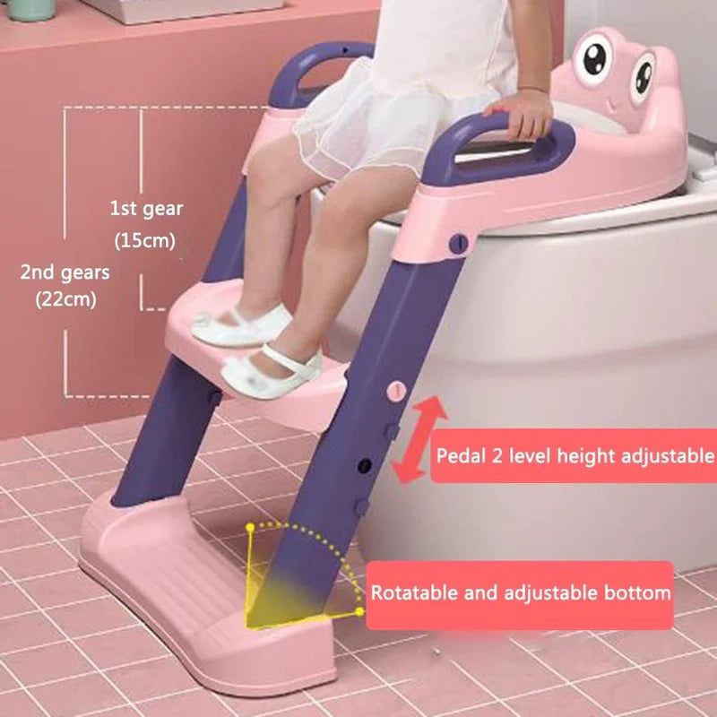 Asiento de Entrenamiento para Niños con Escalera Antideslizante