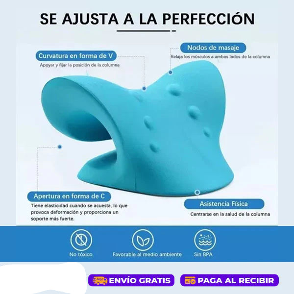 Almohada Cervical Terapéutica | Alivio del Dolor en Cuello y Hombros