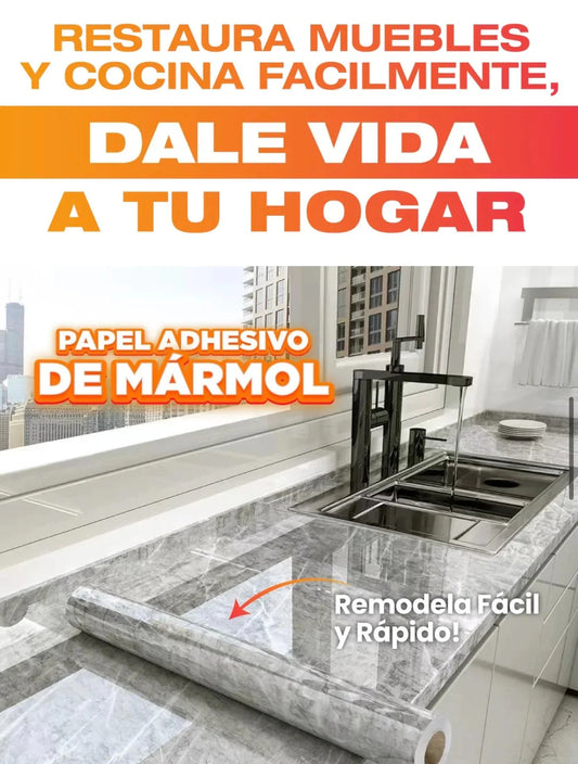 Papel Autoadhesivo Tipo Mármol