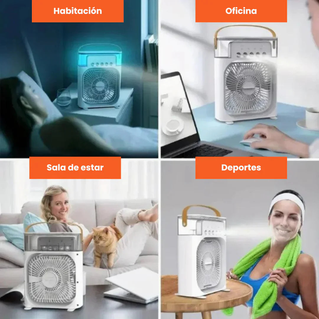 Ventilador Y Humificador De Aire 3 En 1 | Aire Agradable