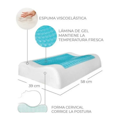 Almohada Ortopédica de Gel