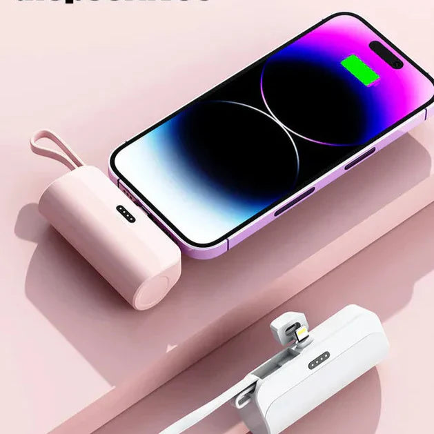 Mini Cargador Portátil Doble USB