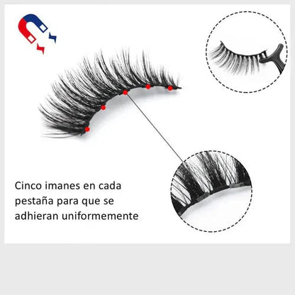 Kit de Pestañas Magneticas 4D 4x1