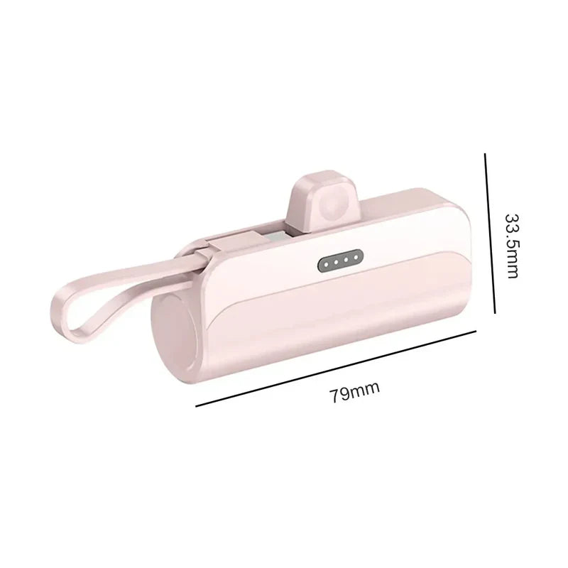 Mini Cargador Portátil Doble USB