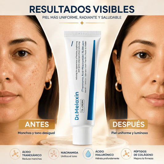 DR MELAXIN TX™ Ayuda a Reducir Manchas y Recuperar la Luminosidad Natural