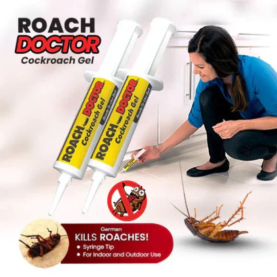 Gel Antiplaga Matacucarachas con Aplicador de Jeringa