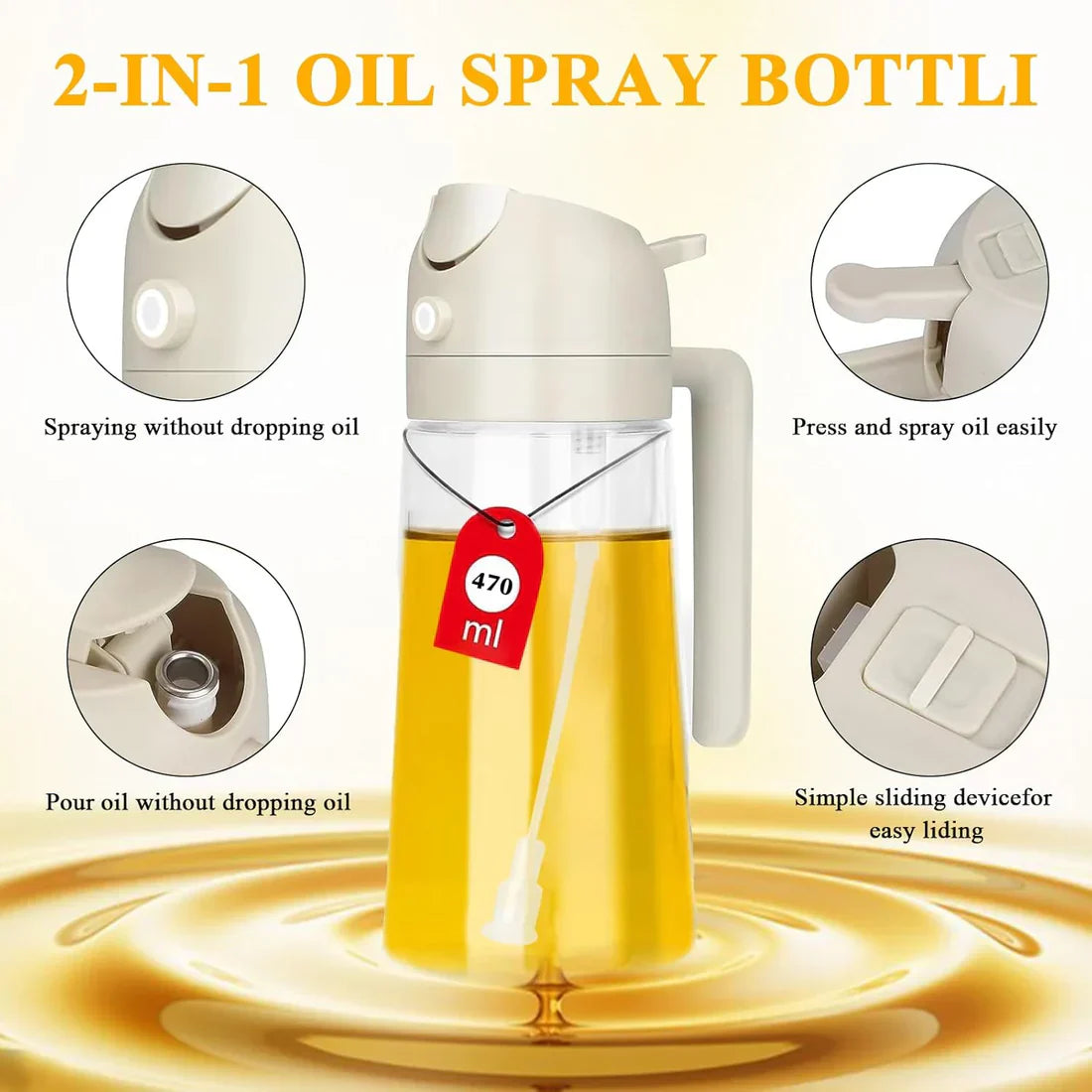Dispensador de Aceite 2 en 1