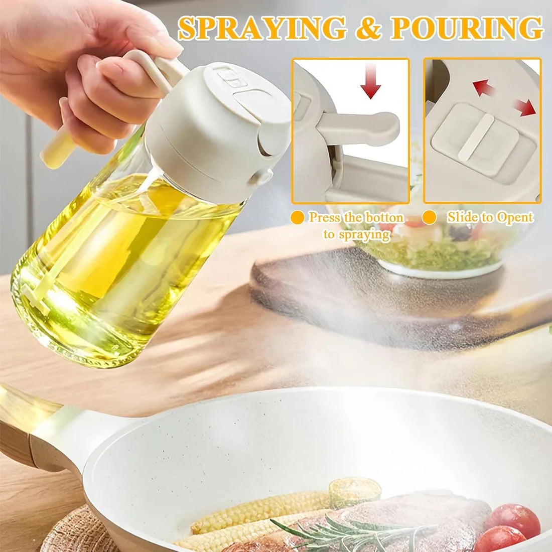 Dispensador de Aceite 2 en 1