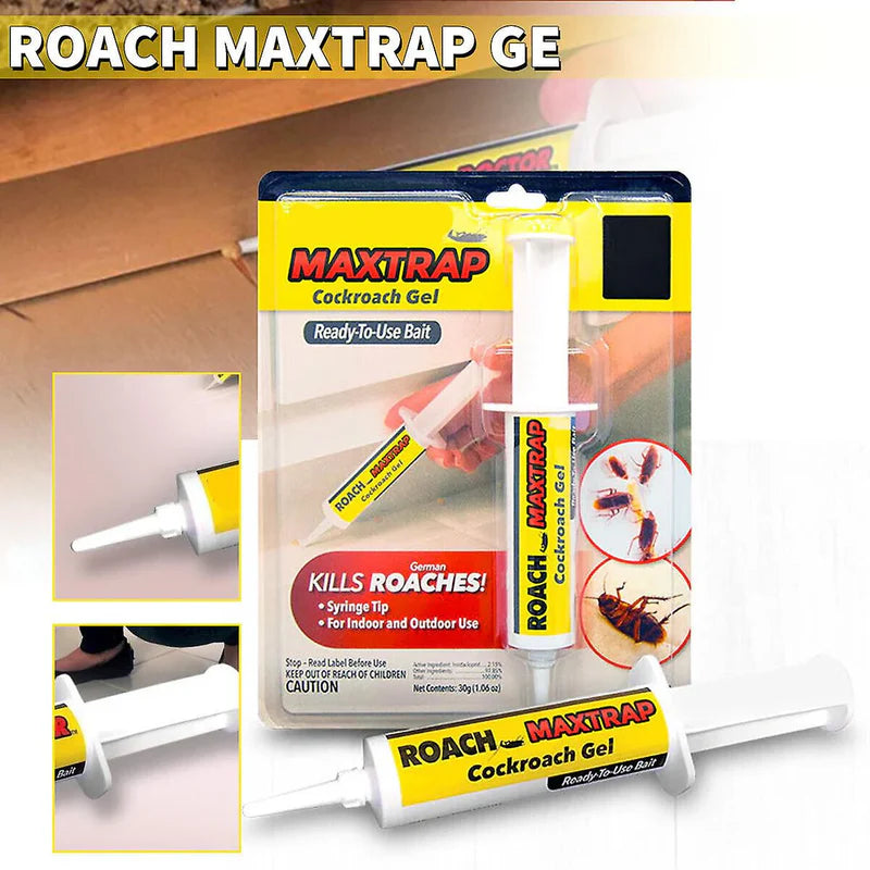 Gel Antiplaga Matacucarachas con Aplicador de Jeringa