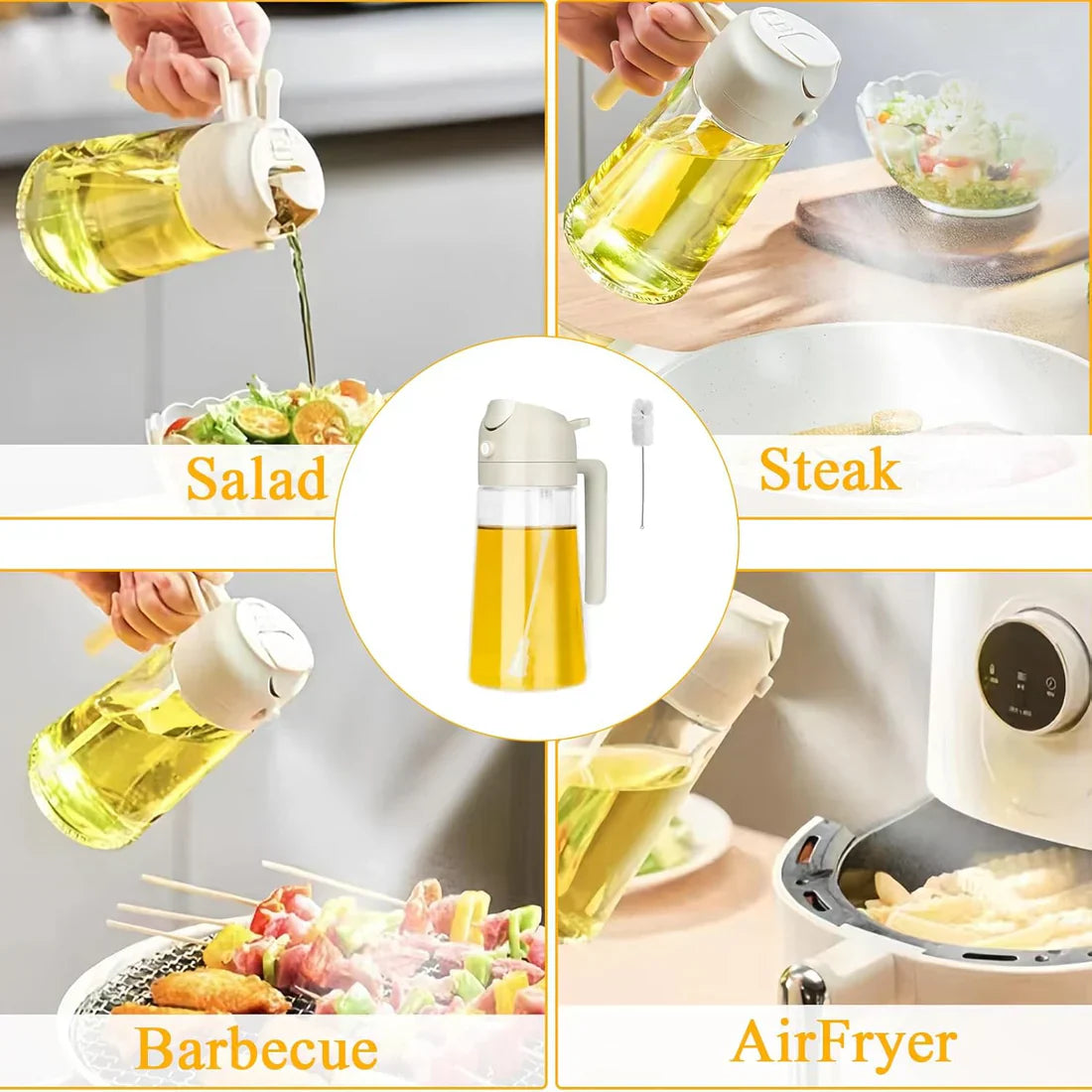 Dispensador de Aceite 2 en 1