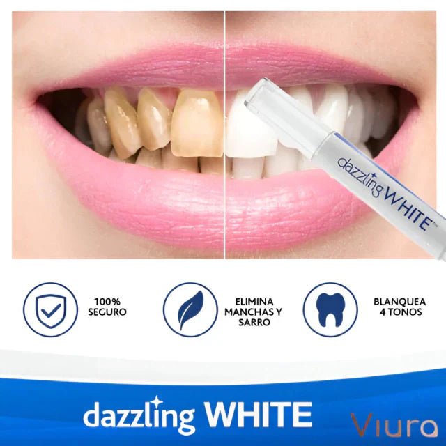 Lápiz Blanqueador de Dientes. Sonrisa Radiante 4x1
