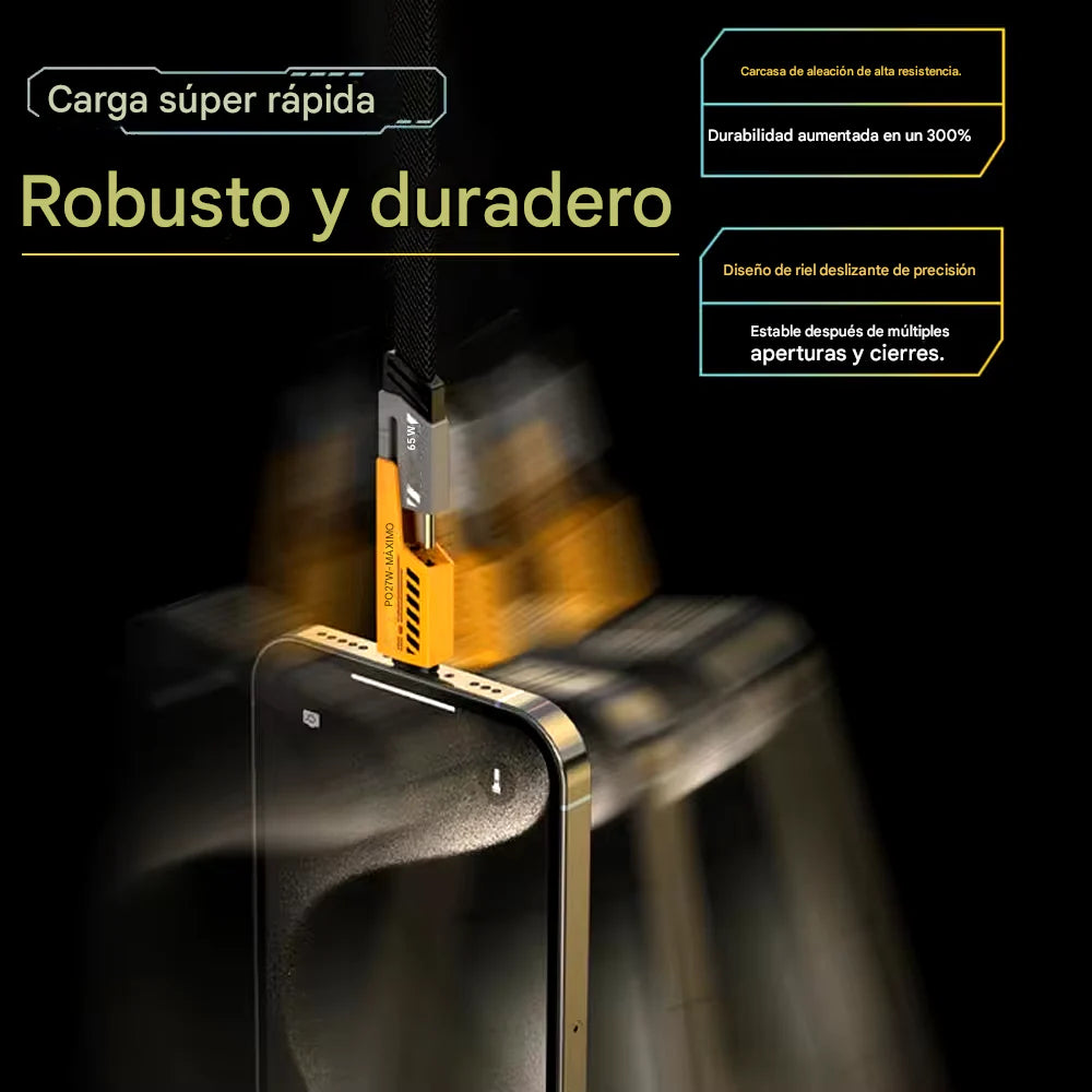Cable Multiuso 4 En 1 Carga Rápida