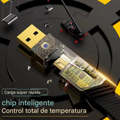 Cable Multiuso 4 En 1 Carga Rápida